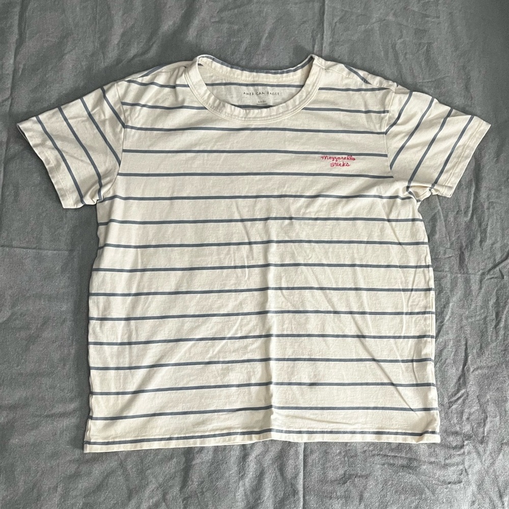 American Eagle Striped Tee
